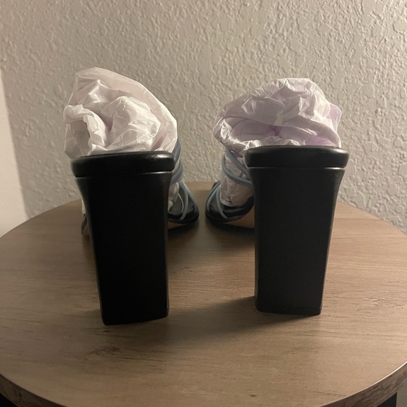 Wandler Light Blue Joanna Mules - Picture 15 of 16